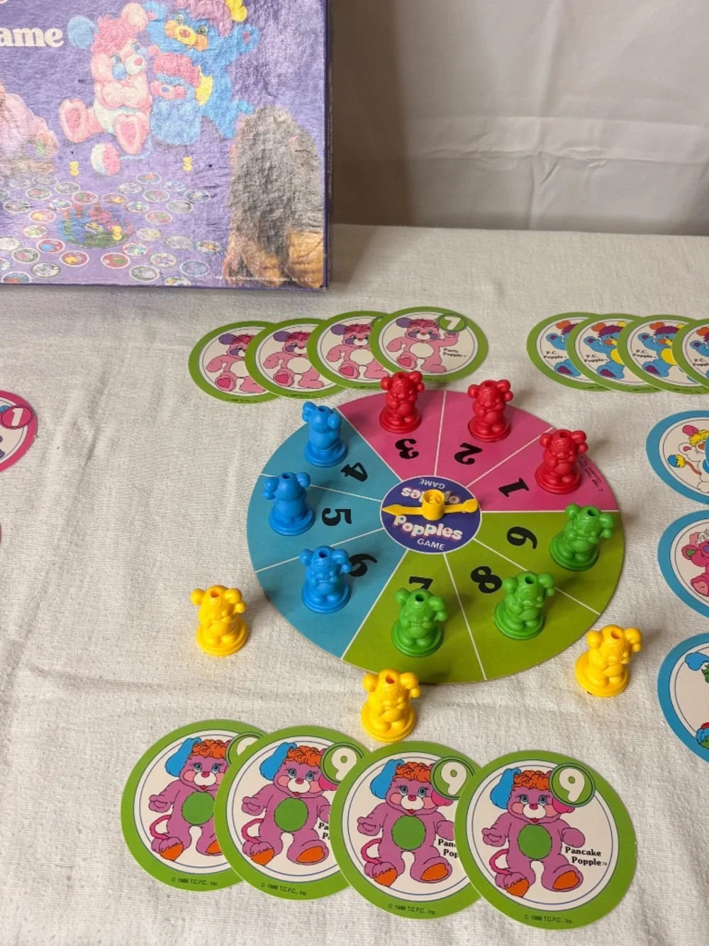 Vintage Popples Pop Your Popples Mattel Game 1986 #1583 Game Complete
